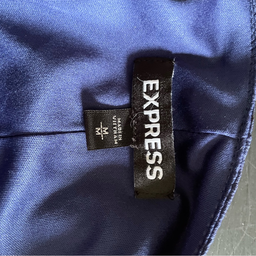 Express Ruffle Hem Mini Dress, Size M - Picture 9 of 10